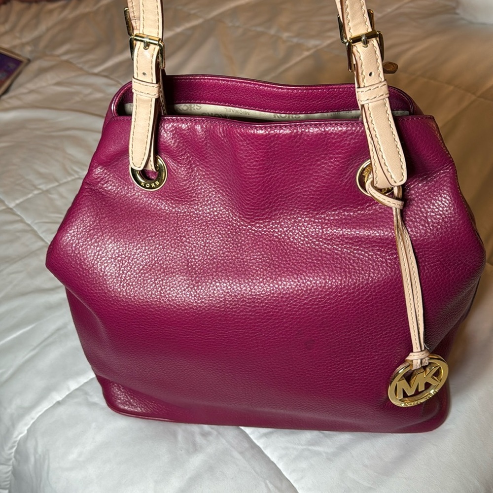 Michael Kors Leather Hobo Bag